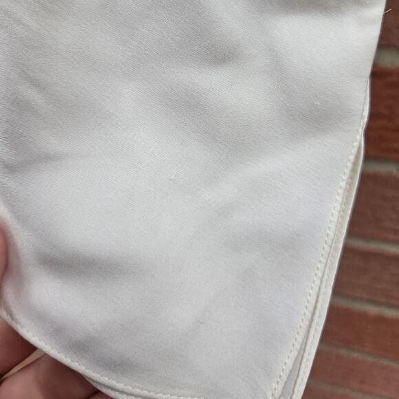 Theory Silk Highneck Dolman Blouse Small Ecru - Picture 5 of 9